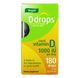 Ddrops, рідкий вітамін D2, 1000 МО, 0,17 рідкої унції (5 мл) фото
