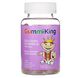 Кальций с витамином D GummiKing (Calcium Plus Vitamin D) 50 мг/25 МЕ 60 жевательных конфет с разными вкусами фото