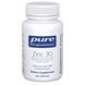 Zinc Pure Encapsulations (Zinc) 30 mg 180 capsules