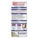 Salt for preparing saline solution, Squip, 50 pre-measured packets.