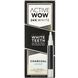 Блискуча ручка для відбілювання зубів, вугілля + м'ята, 24K White, Sparkly Teeth Whitening Pen, Charcoal + Mint, Active Wow, 2.5 мл фото