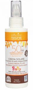 Солнцезащитный крем среднего уровня защиты SPF 50 Officina Naturae Sunscreen Fluid Medium Protection 100 мл купить в Киеве и Украине