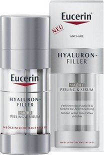 Ночная пилинг-сыроватка, Night Care Peeling and Serum, Hyaluron Filler, Eucerin, 30 мл купить в Киеве и Украине