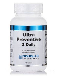 Daily Multivitamins Douglas Laboratories (Ultra Preventive 2 Daily) 60 tablets.
