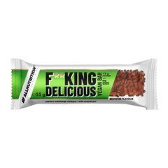 Вегетеріанський протеїновий батончик брауні Allnutrition (F**king delicious Vegan Bar Brownie) 15 шт по 55 г