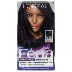 Високоінтенсивна мерехтлива фарба Feria, Power Violet, відтінок V28 глибокий фіолетовий, L'Oreal, на 1 застосування