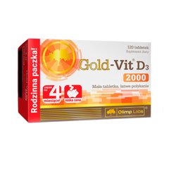 Gold-Vit D3 2000 OLIMP 120 tab купить в Киеве и Украине