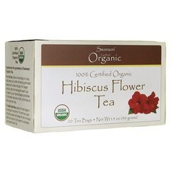 Чай квітка гібіскуса, Hibiscus Flower Tea, Swanson, 20 пакетиків