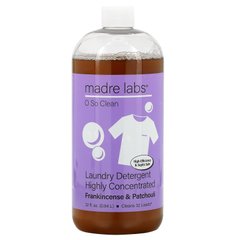 Madre Labs, Висококонцентрований засіб для прання, ладан та пачулі, 32 рідкі унції (0,94 л)