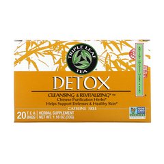 Detox, Triple Leaf Tea, 20 чайных пакетиков, 1.4 унций (40 г) купить в Киеве и Украине