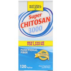 Суперхитозан 3000 Natural Balance (Super Chitosan 3000) 750 мг 120 капсул купить в Киеве и Украине