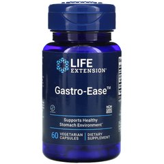 Відновлення мікрофлори шлунка, Gastro-Ease, Life Extension, 60 капсул