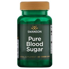 Чистий рівень цукру в крові, Pure Blood Sugar, Swanson, 60 капсул