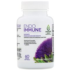 Для імунітету, Endo Immune, Emerald Health Bioceuticals, 60 вегетаріанських м'яких таблеток