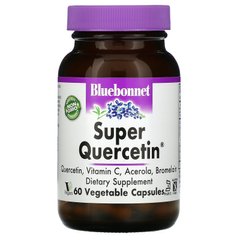 Супер-кверцетин, Bluebonnet Nutrition, 60 капсул в растительной оболочке купить в Киеве и Украине