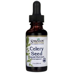 Рідкий екстракт насіння селери, Celery Seed Liquid Extract, Swanson, 296 мл