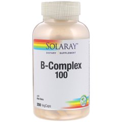 B-комплекс 100 з Алое Вера Solaray (B-Complex 100 with Aloe Vera) 250 капсул