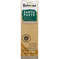 Earthpaste, дивно натуральна зубна паста, грушанка, Redmond Trading Company, 4 унції (113 г)