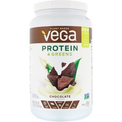 Білок і зелень, зі смаком шоколаду, Vega, 28,7 унцій (814 г)
