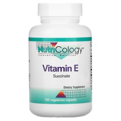 Вітамін E, сукцинат, Vitamin E Succinate, Nutricology, 100 рослинних капсул