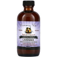 Sunny Isle, 100% натуральне ямайське чорне рицинова олія, лаванда, 4 рідких унції