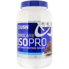 Zero Carb ISOPRO 100% изолят сывороточного протеина, шоколад, USN, 750 г купить в Киеве и Украине