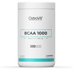 Аминокислоты БЦАА 2-1-1 OstroVit (BCAA) 1000 мг 300 капсул купить в Киеве и Украине