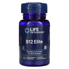 Вітамін В12 елітний Life Extension (B12 Elite) 60 вегетаріанських льодяників
