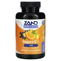 Вітаміни для імунітету вітамін С цинк та вітамін Д3 Zand (Immunity Super C+ PM With Zinc/Vitamin D3) 60 таблеток