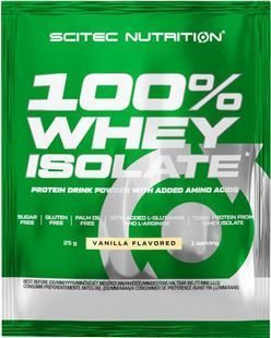 Scitec Nutrition, Whey Isolate, ваніль, 25 г