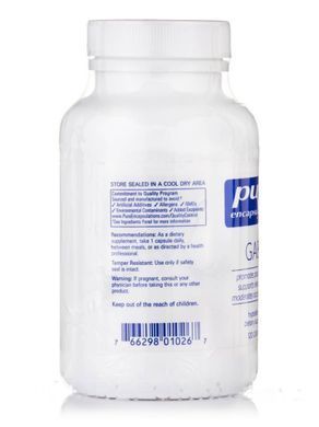 ГАМК Pure Encapsulations (GABA) 120 капсул