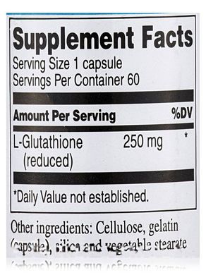 Глутатион Douglas Laboratories (L-Glutathione) 250 мг 60 капсул купить в Киеве и Украине