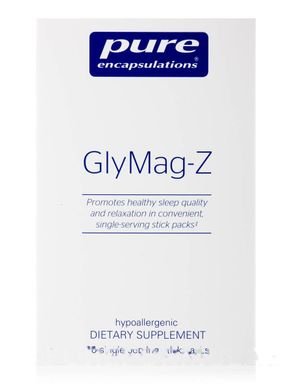 Глицин Магний Pure Encapsulations (GlyMag-Z) 30 пакетиков купить в Киеве и Украине