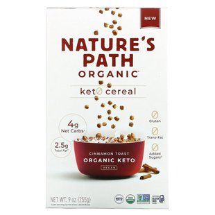 Nature's Path, Кето-хлопья, тосты с корицей, 9 унций (255 г) купить в Киеве и Украине