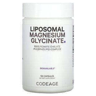 CodeAge Liposomal Magnesium Glycinate (120 capsules)