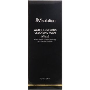 Cleansing foam with water glow, black, JM Solution, 150 ml
