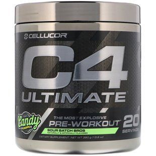 Предтренировочное питание, C4 Original Explosive, кислый пакетный брос, Cellucor, 3,8 унций (390 г) купить в Киеве и Украине