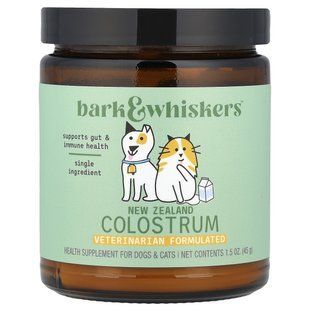 Dr. Mercola, Bark & Whiskers&trade;, New Zealand Colostrum, For Dogs & Cats, 1.5 oz (45 g)