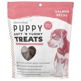 Chew + Heal, Puppy Soft 'N Yummy Treats, For Dogs, Salmon, 12 oz (340 g) купить в Киеве и Украине