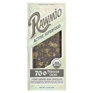 Rawmio, Active Superfood, 70% Peruvian Cacao, 2.12 oz (60 g) купить в Киеве и Украине