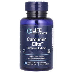 Биодоступный куркумин Life Extension (Curcumin Elite Turmeric Extract) 60 капсул купить в Киеве и Украине
