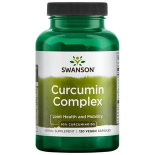 Куркумин комплекс с БиоПерином Swanson (Curcumin Complex with BioPerine) 350 мг 120 капсул купить в Киеве и Украине