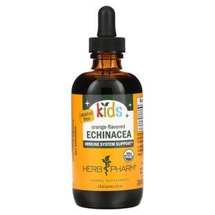 Детская эхинацея, без алкоголя, с апельсиновым ароматом, Herb Pharm, 120 мл купить в Киеве и Украине