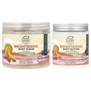Petal Fresh, Brightening Set, Mango & Almond Oil, 2 Piece Set купить в Киеве и Украине