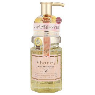 Moisture Shine Hair Oil with Bulgarian Fairy Rose Honey &honey (Moist Shine Hair Oil) 3.4 oz (100 ml)