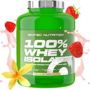 Протеин Scitec Nutrition (Whey Isolate) 1,8 кг Ягодно-ванильный купить в Киеве и Украине