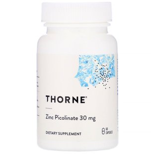 Цинк Пиколинат усиленный Thorne Research (Zinc Picolinate) 60 растительных капсул купить в Киеве и Украине