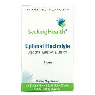 Электролиты ягодный Seeking Health (Optimal Electrolyte) 30 пакетиков в стиках купить в Киеве и Украине