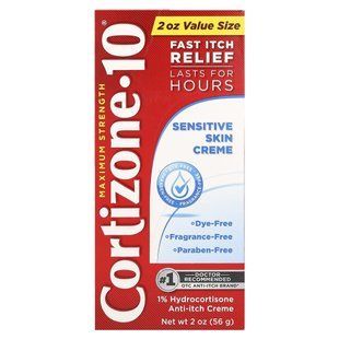 Cortizone 10, Maximum Strength, Sensitive Skin Creme, 2 oz (56 g) купить в Киеве и Украине
