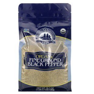 Органический мелкоизмельченный черный перец, Organic Fine Ground Black Pepper, Drogheria & Alimentari, 530 г купить в Киеве и Украине